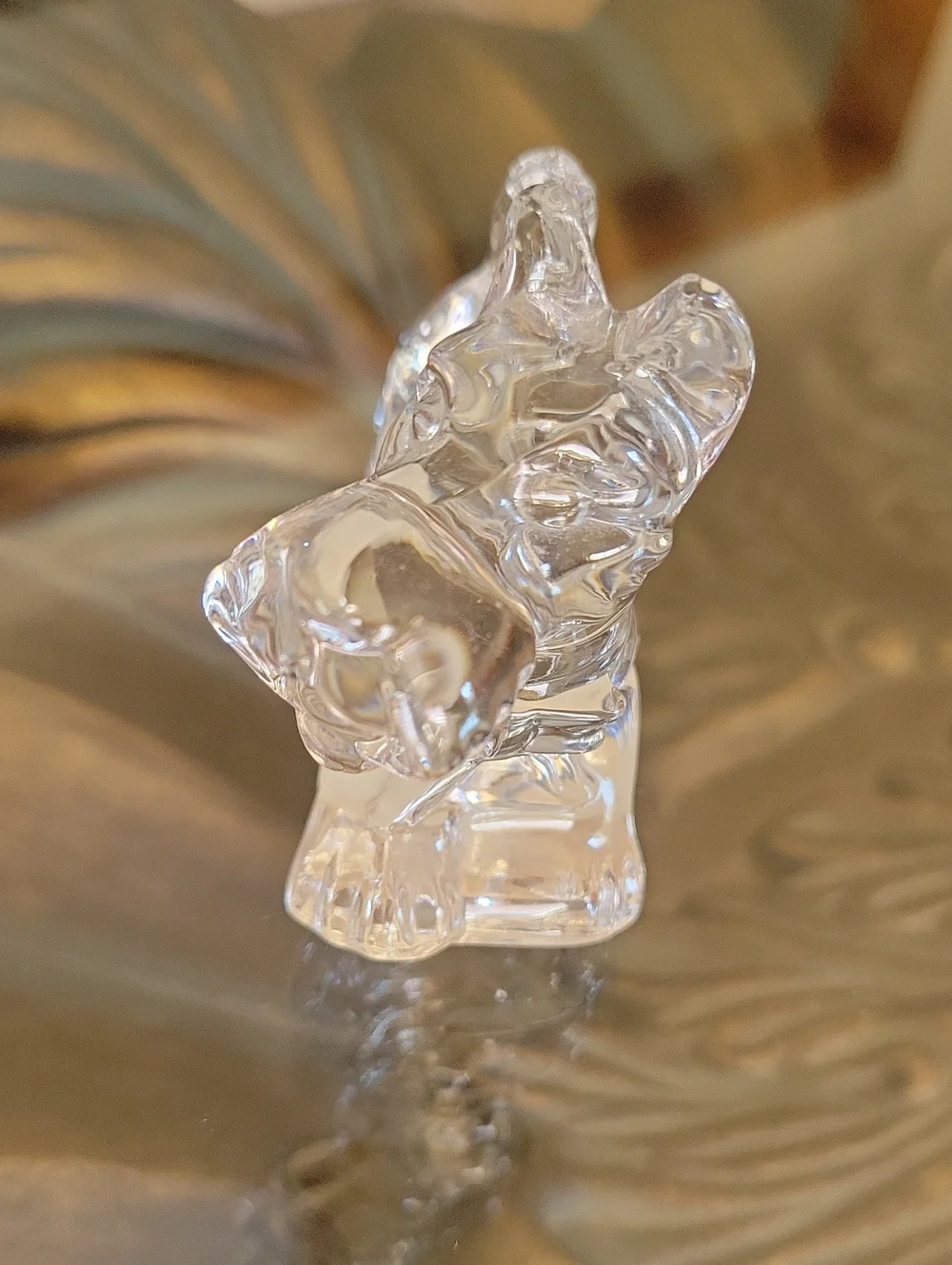 Princess House Lead Crystal Scottie Dog Figurine
